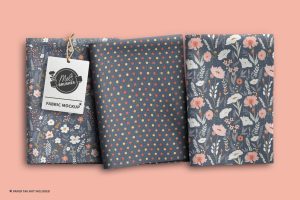 Folded Fabrics Mockup