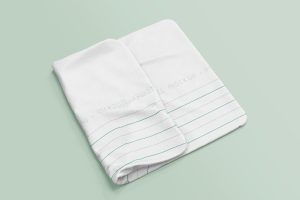 Folded Towel Mockup