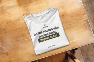 Folded T-Shirt Mockup