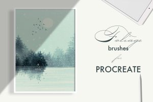 Foliage brushes for Procreate