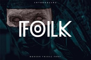 Folk – Modern Minimalist Tribal Font
