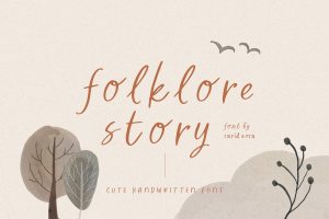 Folklore Story – Cute Font