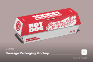 Food Box Mockup