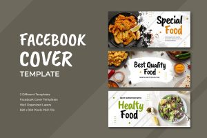 Food Facebook Cover Template