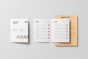 Food Menu Mockup