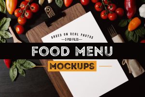 Food Menu Mockups