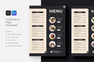 Food Restaurant Menu Flyer