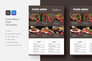 Food Restaurant Menu Flyer