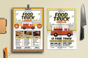 Food Truck Festival Poster/Flyer/Menu