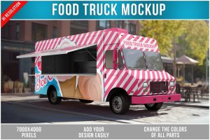 Food Truck Mockup