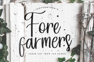 Forefarmers – Rustic Casual Vintage Font