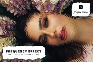 Frequency Photo Effect Photoshop Action
