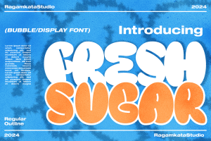 Fresh Sugar – Classic Bubble Font