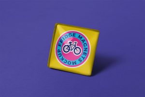 Fridge Magnet Mockup