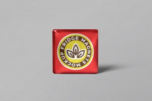 Fridge Magnet Mockup