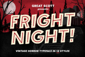 Fright Night – Vintage horror font!