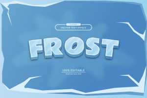 Frost Editable Text effect