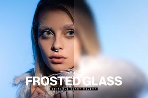 Frosted Glass Photo Effect Template