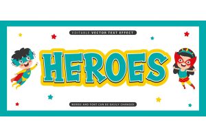 Fully Editable Text Effect Style