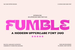 Fumble Sans Font