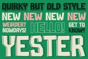 Fun Font – Yester