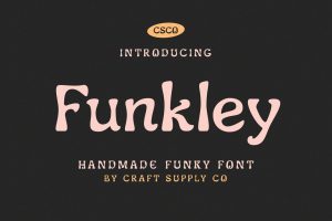 Funkley – Handmade Funky Font