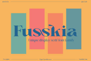 Fusskia – Display Font