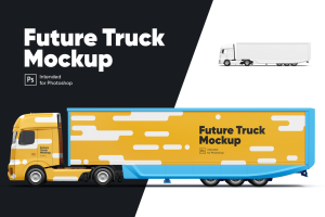 Future Truck Mockup