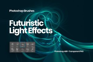 Futuristic Light Effects Photoshop Brushes