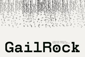 Gail Rock – Typewriter Monospace Branding Grit