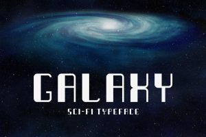 Galaxy – Sci-fi Typeface