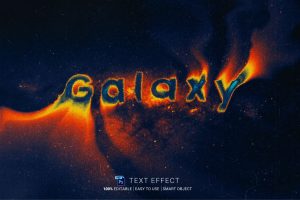 Galaxy Photoshop Text Effect