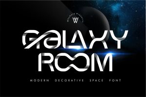 Galaxy Room | Futuristic Font | Space Font