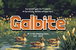 Galbite – Pixel Font