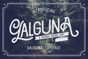 Galguna – Vintage Script Font