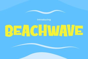 Game Font – Beachwave