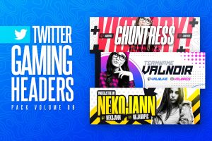 Gaming Twitter Headers Pack 09