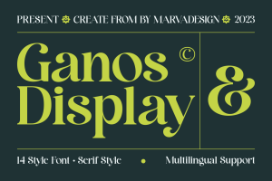 Ganos – A Modern Display Font