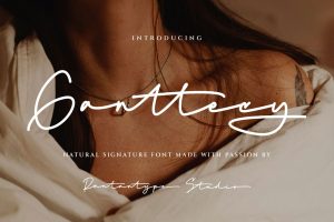 Ganttecy Signature Font