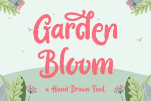 Garden Bloom – Hand Drawn Font