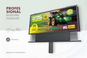 Garden Landscape Billboard Templates
