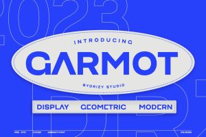 Garmot – Modern Geometric Font