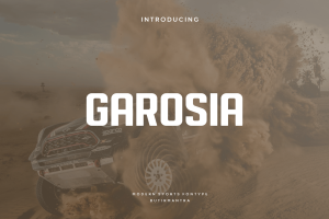 Garosia – Sport Font