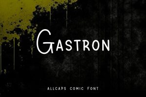 Gastron – Allcaps Comic Font