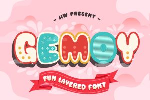 GEMOY – Fun Layered Font