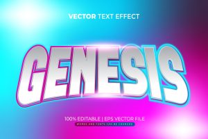 Genesis Gamers Editable Text Effect