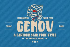 Genov – Cartoon Slab Font