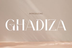 Ghadiza – Modern Girly Font