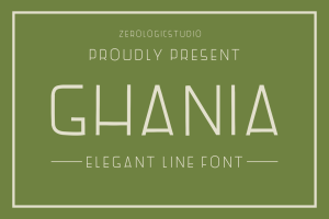 Ghania Elegant Font
