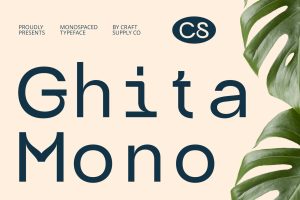 Ghita Mono – Monospaced Font